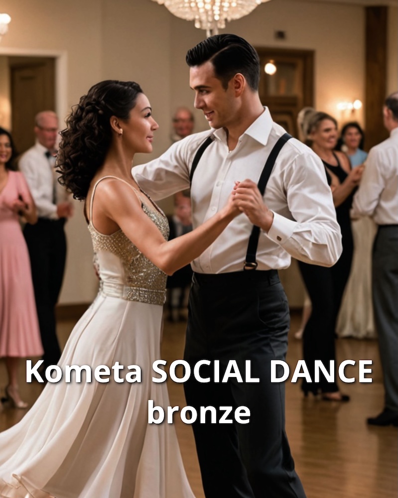 Kometa social dance bronze Kometa social dance bronze